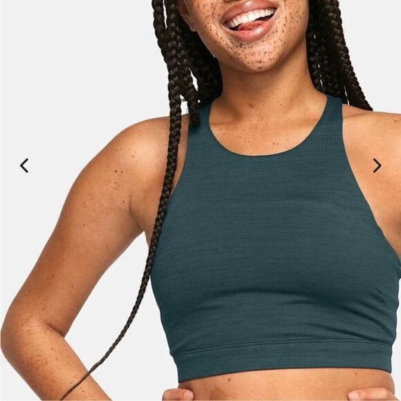 Outdoor Voices TechSweat™ Crop Top in Evergreen XS - Picture 2 of 5